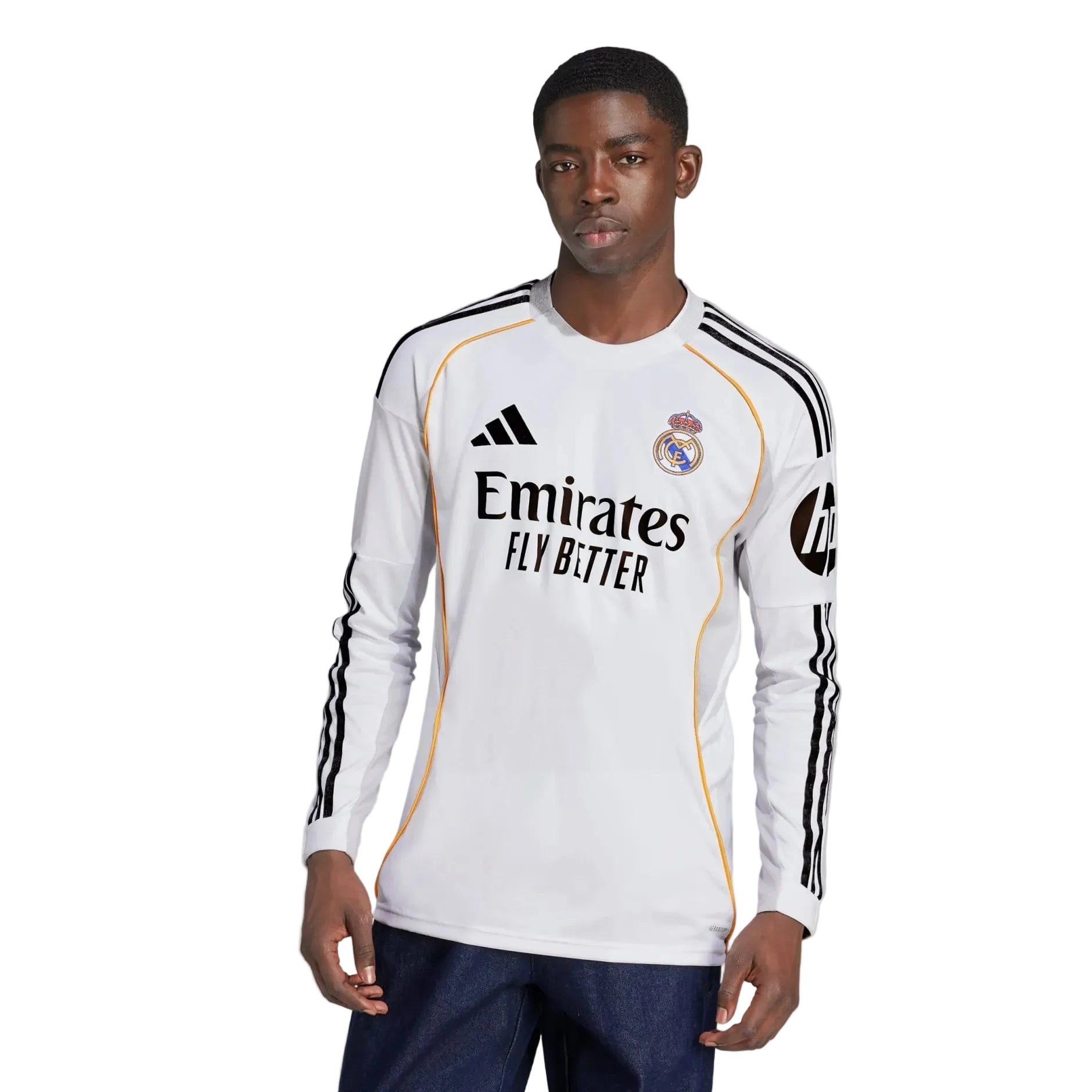 Real Madrid 2025/26 Long Sleeve Home Jersey