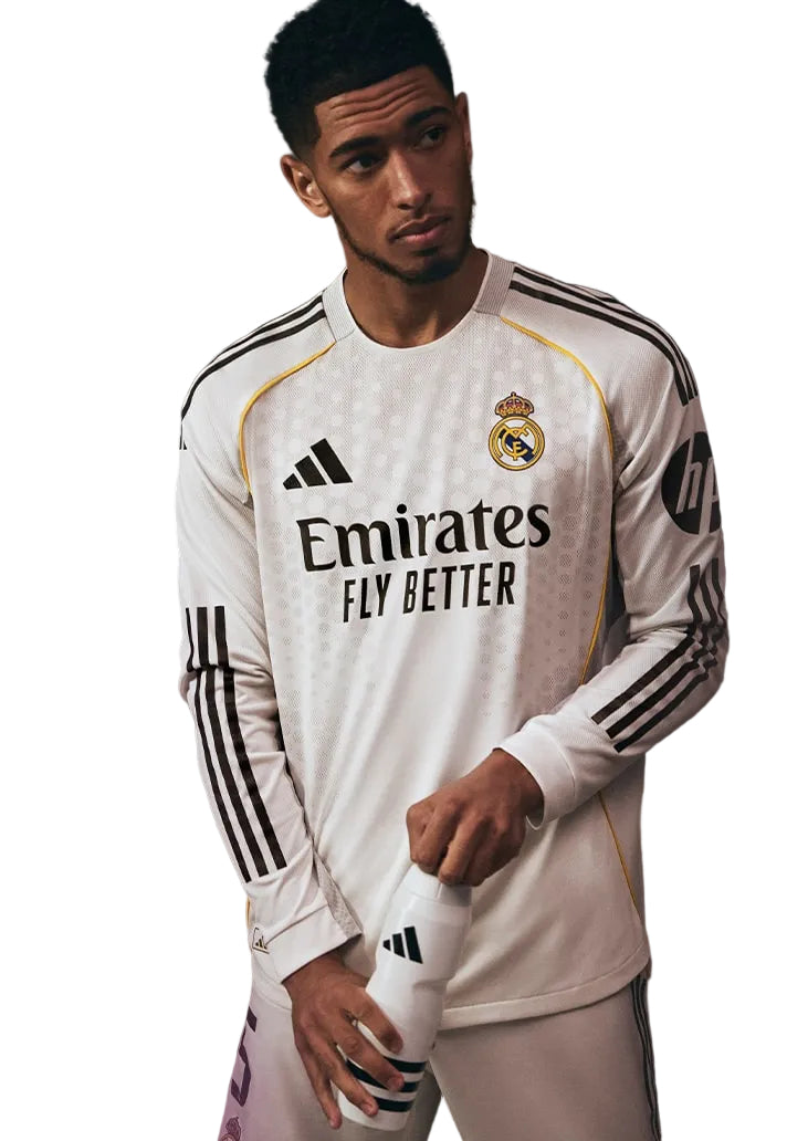 Real Madrid 2025/26 Long Sleeve Home Jersey